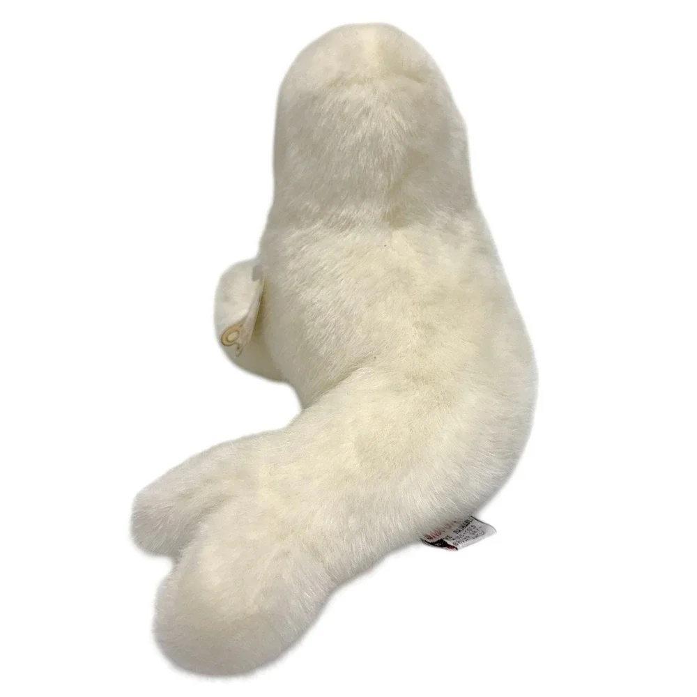 Vintage 1986‎ Gund White Seal Pup Phineas Stuffed Animal Plush Toy 10